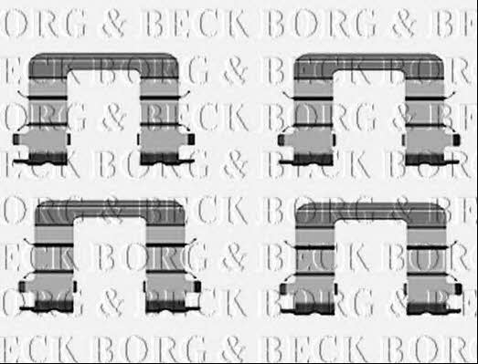 Borg & beck BBK1537 Комплект монтажний гальмівних колодок BBK1537: Приваблива ціна - Купити у Польщі на 2407.PL!