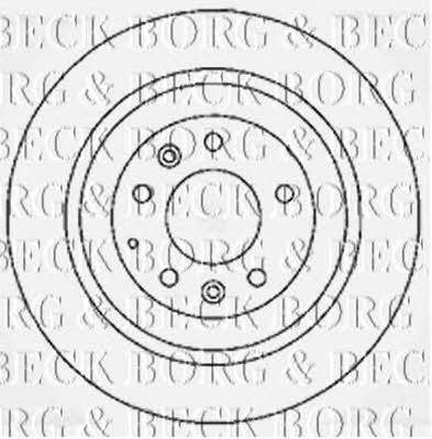 Borg & beck BBD4773 Rear brake disc, non-ventilated BBD4773: Buy near me in Poland at 2407.PL - Good price!