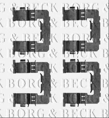 Borg & beck BBK1389 Комплект монтажний гальмівних колодок BBK1389: Купити у Польщі - Добра ціна на 2407.PL!