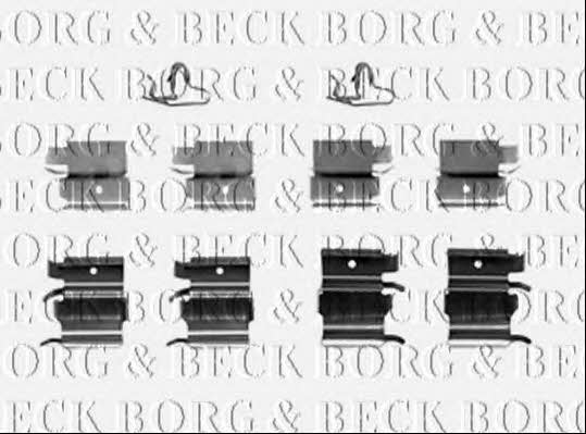 Borg & beck BBK1469 Комплект монтажный тормозных колодок BBK1469: Отличная цена - Купить в Польше на 2407.PL!