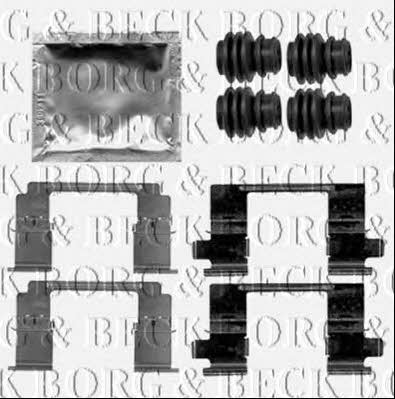 Borg & beck BBK1520 Комплект монтажный тормозных колодок BBK1520: Отличная цена - Купить в Польше на 2407.PL!
