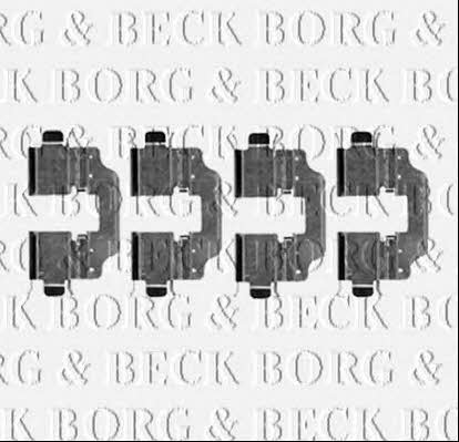 Borg & beck BBK1258 Zestaw montażowy klocków hamulcowych BBK1258: Dobra cena w Polsce na 2407.PL - Kup Teraz!