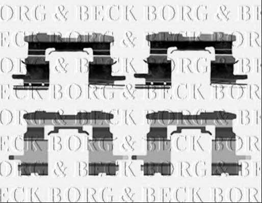 Borg & beck BBK1216 Комплект монтажный тормозных колодок BBK1216: Отличная цена - Купить в Польше на 2407.PL!