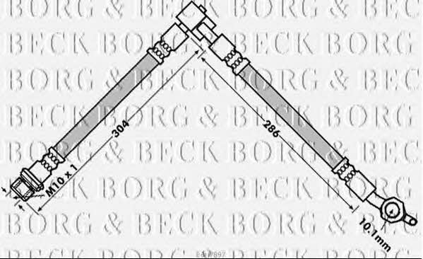 Borg & beck BBH7897 Bremsschlauch BBH7897: Kaufen Sie zu einem guten Preis in Polen bei 2407.PL!