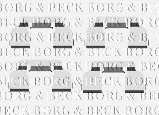 Borg & beck BBK1478 Комплект монтажний гальмівних колодок BBK1478: Приваблива ціна - Купити у Польщі на 2407.PL!