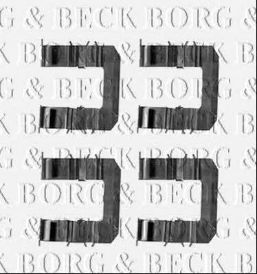 Borg & beck BBK1252 Комплект монтажный тормозных колодок BBK1252: Отличная цена - Купить в Польше на 2407.PL!