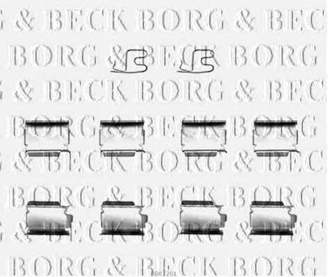Borg & beck BBK1201 Mounting kit brake pads BBK1201: Buy near me in Poland at 2407.PL - Good price!