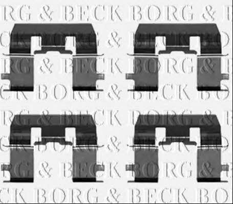 Borg & beck BBK1533 Комплект монтажний гальмівних колодок BBK1533: Приваблива ціна - Купити у Польщі на 2407.PL!
