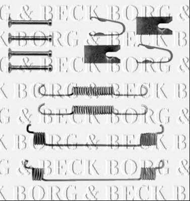 Borg & beck BBK6154 Комплект монтажный тормозных колодок BBK6154: Отличная цена - Купить в Польше на 2407.PL!