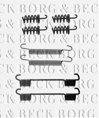 Borg & beck BBK6186 Комплект монтажний гальмівних колодок BBK6186: Приваблива ціна - Купити у Польщі на 2407.PL!