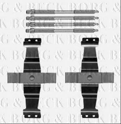 Borg & beck BBK1589 Montagesatz für Bremsbacken BBK1589: Kaufen Sie zu einem guten Preis in Polen bei 2407.PL!