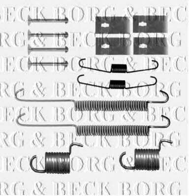 Borg & beck BBK6230 Комплект монтажний гальмівних колодок BBK6230: Приваблива ціна - Купити у Польщі на 2407.PL!