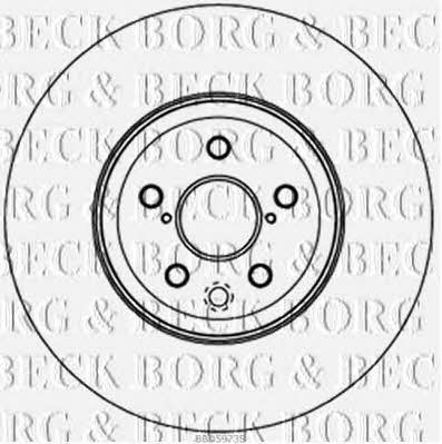 Borg & beck BBD5973S Диск тормозной BBD5973S: Отличная цена - Купить в Польше на 2407.PL!