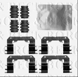 Borg & beck BBK1575 Комплект монтажный тормозных колодок BBK1575: Отличная цена - Купить в Польше на 2407.PL!