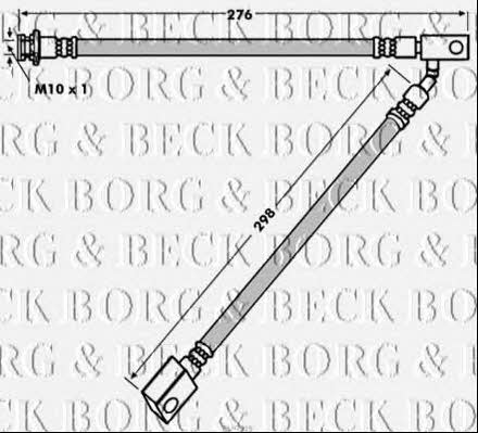 Borg & beck BBH7919 Гальмівний шланг BBH7919: Приваблива ціна - Купити у Польщі на 2407.PL!