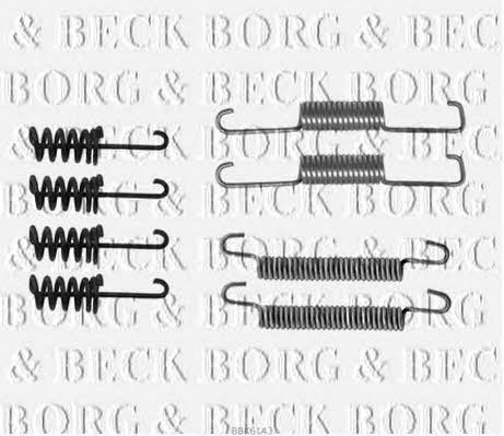 Borg & beck BBK6143 Комплект монтажный тормозных колодок BBK6143: Отличная цена - Купить в Польше на 2407.PL!