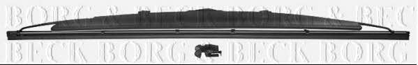 Borg & beck BW19S Wiper blade 480 mm (19") BW19S: Buy near me in Poland at 2407.PL - Good price!