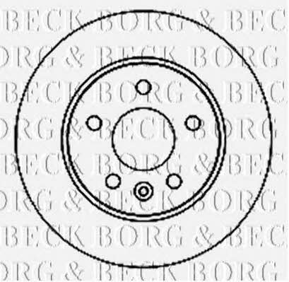 Borg & beck BBD5157 Brake disc BBD5157: Buy near me in Poland at 2407.PL - Good price!