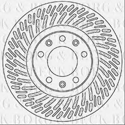 Borg & beck BBD5352 Wentylowana przednia tarcza hamulcowa BBD5352: Dobra cena w Polsce na 2407.PL - Kup Teraz!