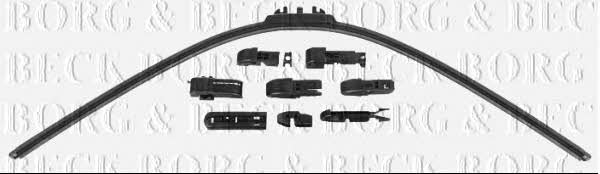 Borg & beck BW30F Wiper blade frameless 750 mm (30") BW30F: Buy near me at 2407.PL in Poland at an Affordable price!