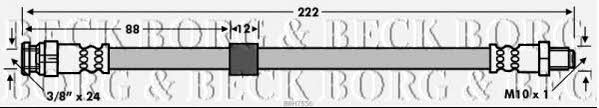 Borg & beck BBH7556 Przewód hamulcowy elastyczny BBH7556: Atrakcyjna cena w Polsce na 2407.PL - Zamów teraz!