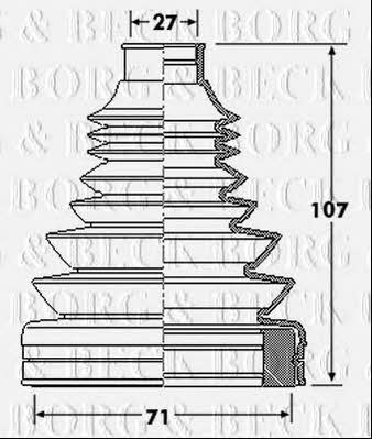 Borg & beck BCB6172 Osłona przeciwpyłowa wału napędowego BCB6172: Dobra cena w Polsce na 2407.PL - Kup Teraz!