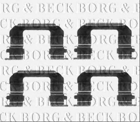 Borg & beck BBK1367 Комплект монтажний гальмівних колодок BBK1367: Приваблива ціна - Купити у Польщі на 2407.PL!