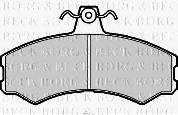 Borg & beck BBP2422 Гальмівні колодки, комплект BBP2422: Приваблива ціна - Купити у Польщі на 2407.PL!