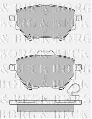 Borg & beck BBP2452 Тормозные колодки дисковые, комплект BBP2452: Отличная цена - Купить в Польше на 2407.PL!
