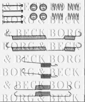 Borg & beck BBK6146 Комплект монтажний гальмівних колодок BBK6146: Приваблива ціна - Купити у Польщі на 2407.PL!