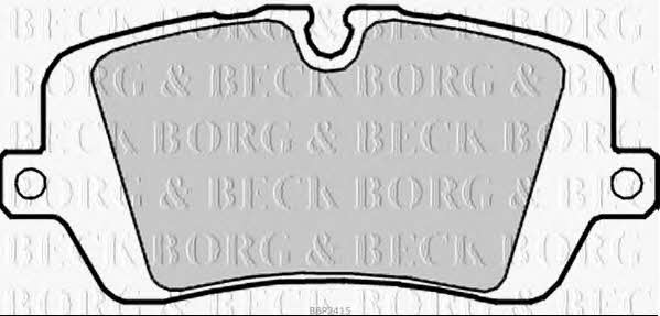 Borg & beck BBP2415 Тормозные колодки дисковые, комплект BBP2415: Отличная цена - Купить в Польше на 2407.PL!