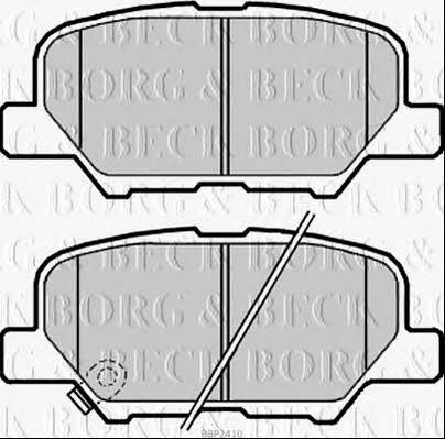 Borg & beck BBP2410 Тормозные колодки дисковые, комплект BBP2410: Отличная цена - Купить в Польше на 2407.PL!