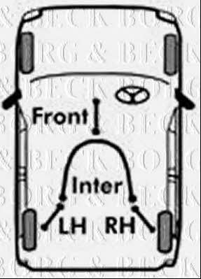 Borg & beck BKB3356 Трос гальма стоянки BKB3356: Приваблива ціна - Купити у Польщі на 2407.PL!