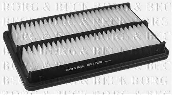 Borg & beck BFA2281 Повітряний фільтр BFA2281: Приваблива ціна - Купити у Польщі на 2407.PL!