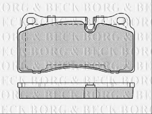 Borg & beck BBP2439 Гальмівні колодки, комплект BBP2439: Приваблива ціна - Купити у Польщі на 2407.PL!