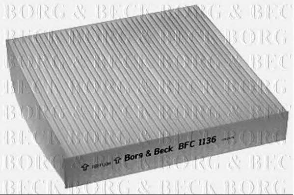 Borg & beck BFC1136 Filter, interior air BFC1136: Buy near me in Poland at 2407.PL - Good price!