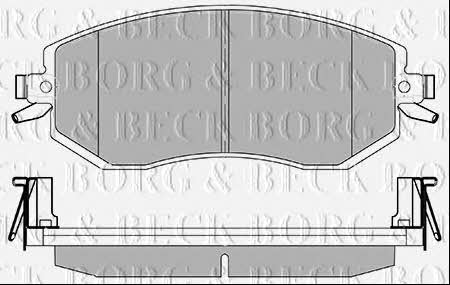 Borg & beck BBP2426 Brake Pad Set, disc brake BBP2426: Buy near me in Poland at 2407.PL - Good price!