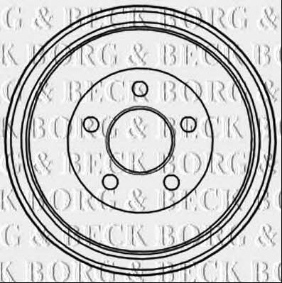 Borg & beck BBR7236 Brake drum BBR7236: Buy near me in Poland at 2407.PL - Good price!