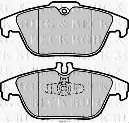 Borg & beck BBP2418 Brake Pad Set, disc brake BBP2418: Buy near me in Poland at 2407.PL - Good price!