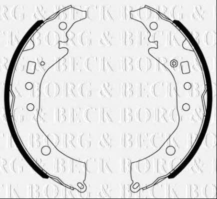 Borg & beck BBS6493 Колодки гальмівні барабанні, комплект BBS6493: Приваблива ціна - Купити у Польщі на 2407.PL!