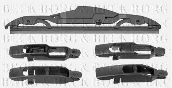 Borg & beck BW08R Tylne pióro wycieraczki 200 mm (8") BW08R: Dobra cena w Polsce na 2407.PL - Kup Teraz!