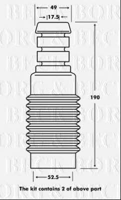 Borg & beck BPK7069 Osłona z odbójem dla 1 amortyzatora BPK7069: Dobra cena w Polsce na 2407.PL - Kup Teraz!