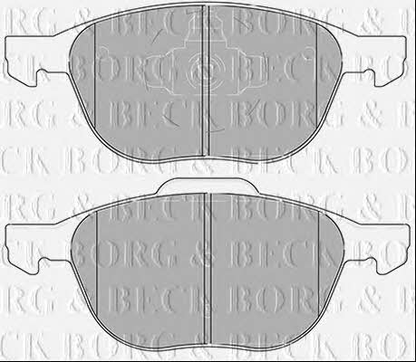 Borg & beck BBP2456 Brake Pad Set, disc brake BBP2456: Buy near me in Poland at 2407.PL - Good price!