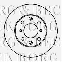 Borg & beck BBD4007 Wentylowana przednia tarcza hamulcowa BBD4007: Dobra cena w Polsce na 2407.PL - Kup Teraz!