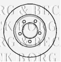 Borg & beck BBD4044 Wentylowana przednia tarcza hamulcowa BBD4044: Dobra cena w Polsce na 2407.PL - Kup Teraz!