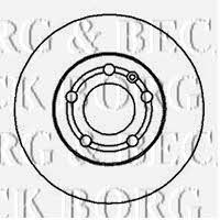 Borg & beck BBD4064 Front brake disc ventilated BBD4064: Buy near me in Poland at 2407.PL - Good price!