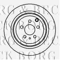 Borg & beck BBD4070 Tarcza hamulcowa tylna, niewentylowana BBD4070: Dobra cena w Polsce na 2407.PL - Kup Teraz!