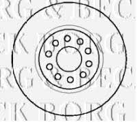 Borg & beck BBD4124 Диск гальмівний передній вентильований BBD4124: Приваблива ціна - Купити у Польщі на 2407.PL!