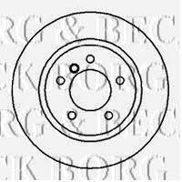 Borg & beck BBD4127 Front brake disc ventilated BBD4127: Buy near me at 2407.PL in Poland at an Affordable price!