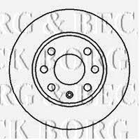 Borg & beck BBD4224 Unventilated front brake disc BBD4224: Buy near me in Poland at 2407.PL - Good price!